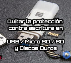 tutorial para quitar la proteccion contra escritura en SD / USB y Discos Duros
